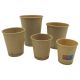 Vasos de papel Kraft &quot;Make everyday earth day&quot; Ø90mm 360ml (12Oz) (1.000 uds)