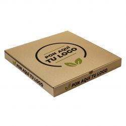 Cajas pizza personalizadas 400 x 400 x 35 mm
