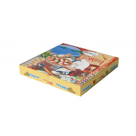 Caja Pizza 240 x 240 x 40mm (100 uds)
