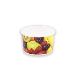 Tarrinas de papel para helados Frutas 120ml (4 Oz.) (1.000 uds)