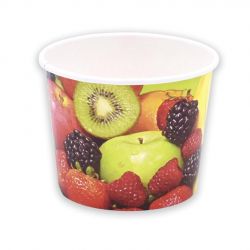 Tarrinas de papel para helados Frutas 500ml (16 Oz.) (1.000 uds)