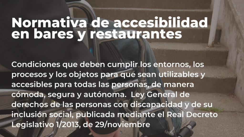 normativa en España accesibilidad