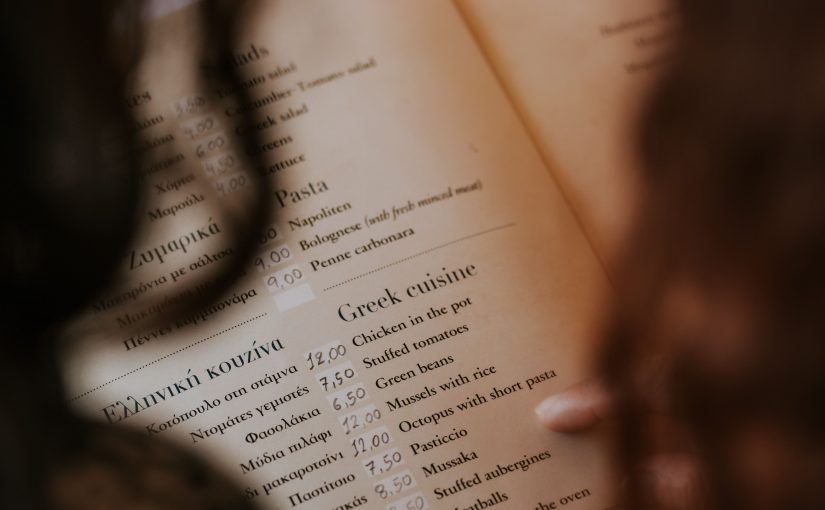 Precio de un menú: ¿Cómo calcularlo correctamente?