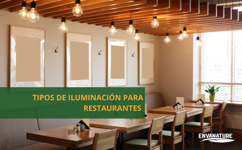 Tipos de iluminación para restaurantes