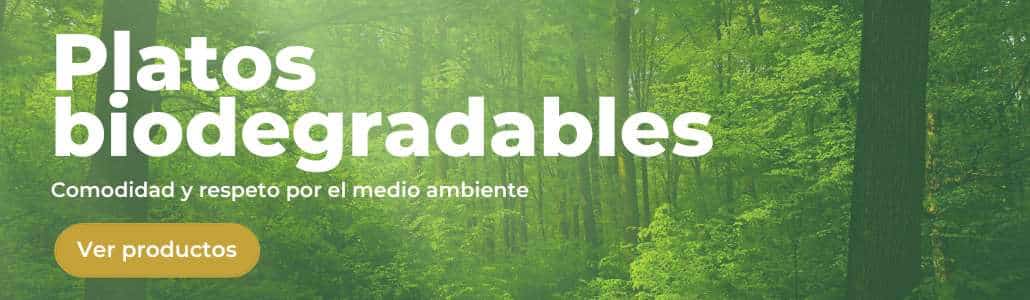 platos biodegradables